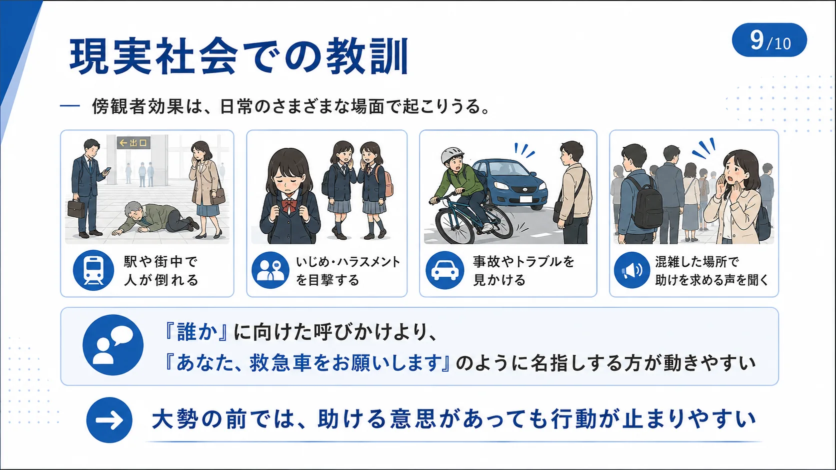 現実社会での教訓