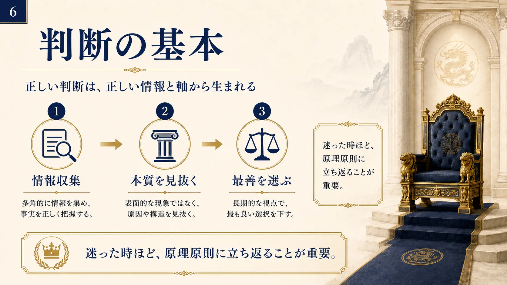 判断の基本
