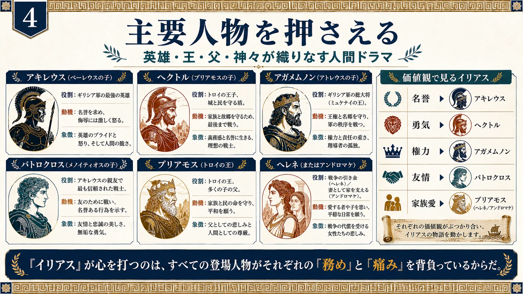 主要人物を押さえる