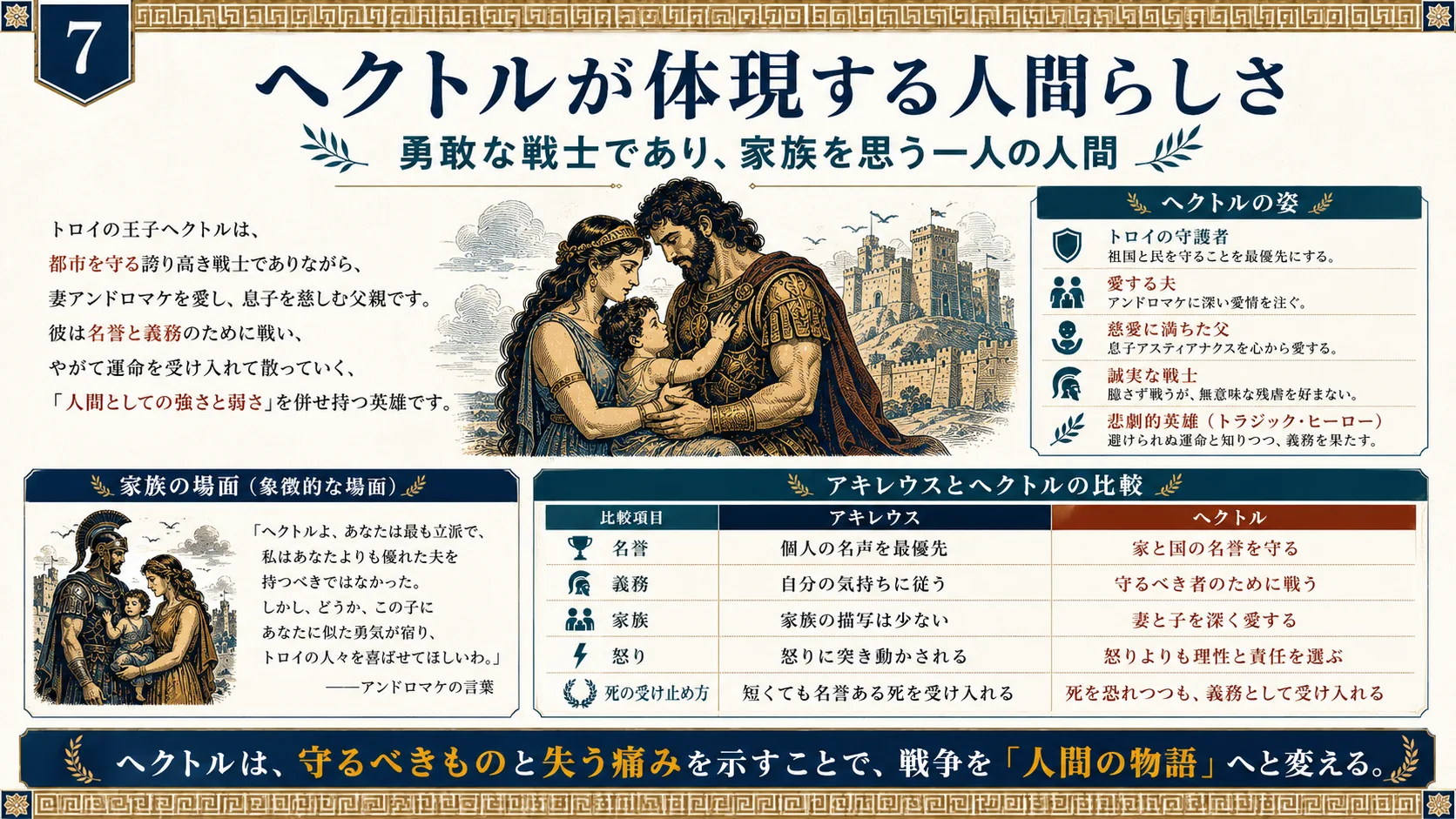 ヘクトルが体現する人間らしさ