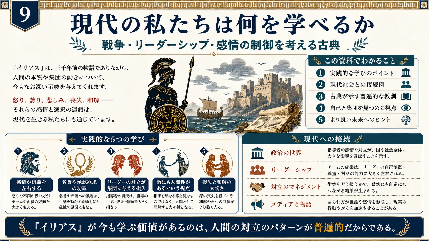 現代の私たちは何を学べるか
