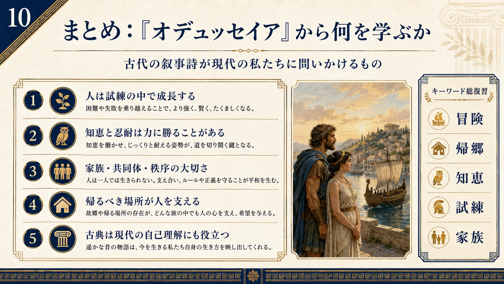 まとめ：『オデュッセイア』から何を学ぶか
