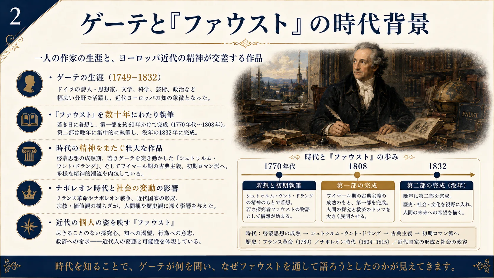 ゲーテと『ファウスト』の時代背景