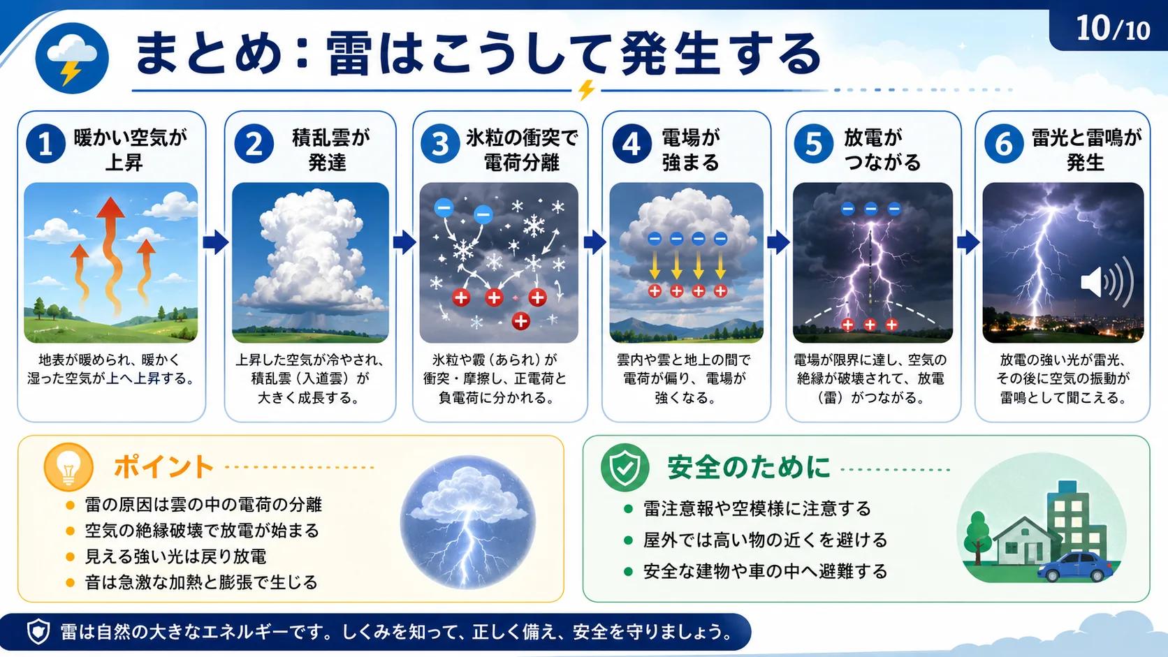 まとめ：雷はこうして発生する