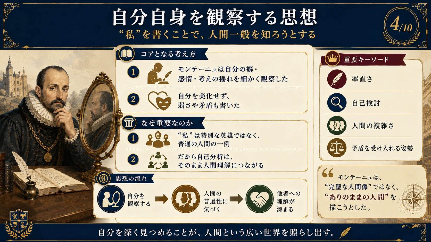 自分自身を観察する思想