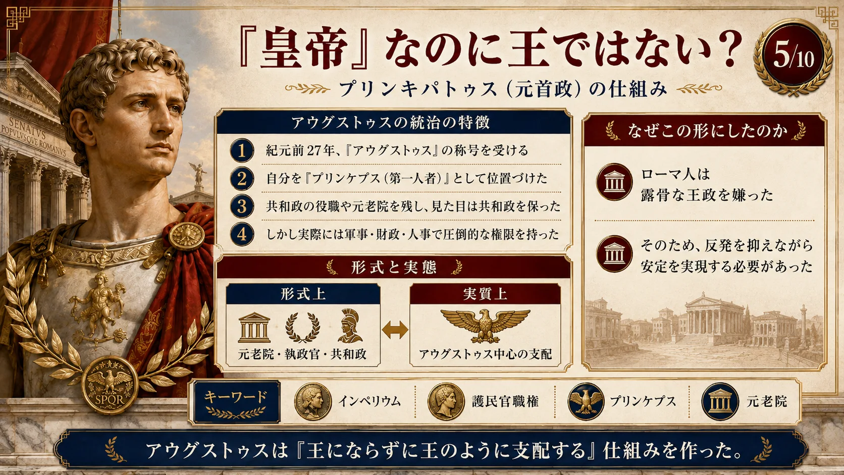 プリンキパトゥス（元首政）の仕組み
