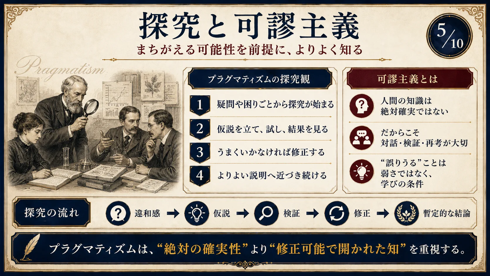 探究と可謬主義