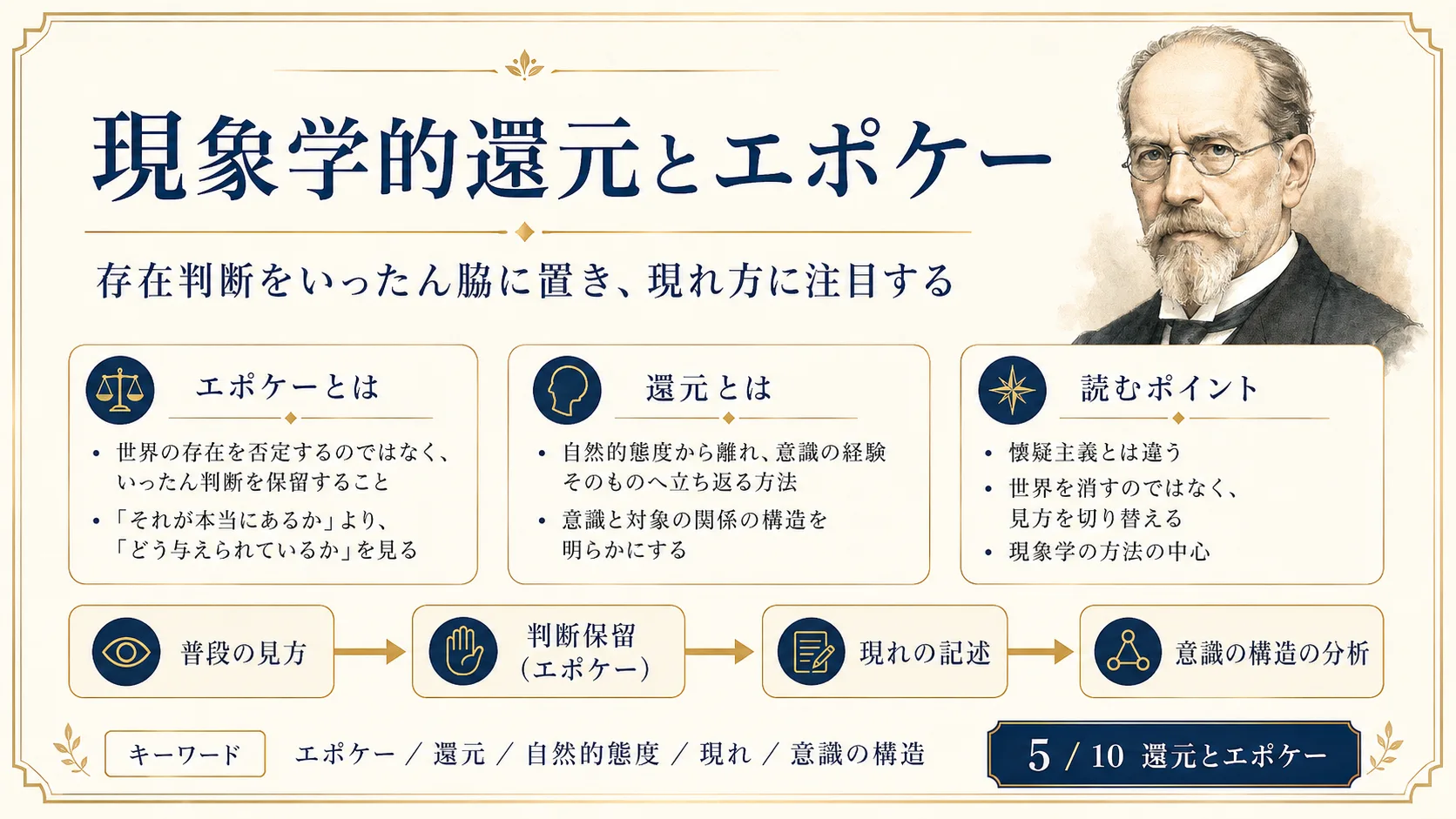 現象学的還元とエポケー