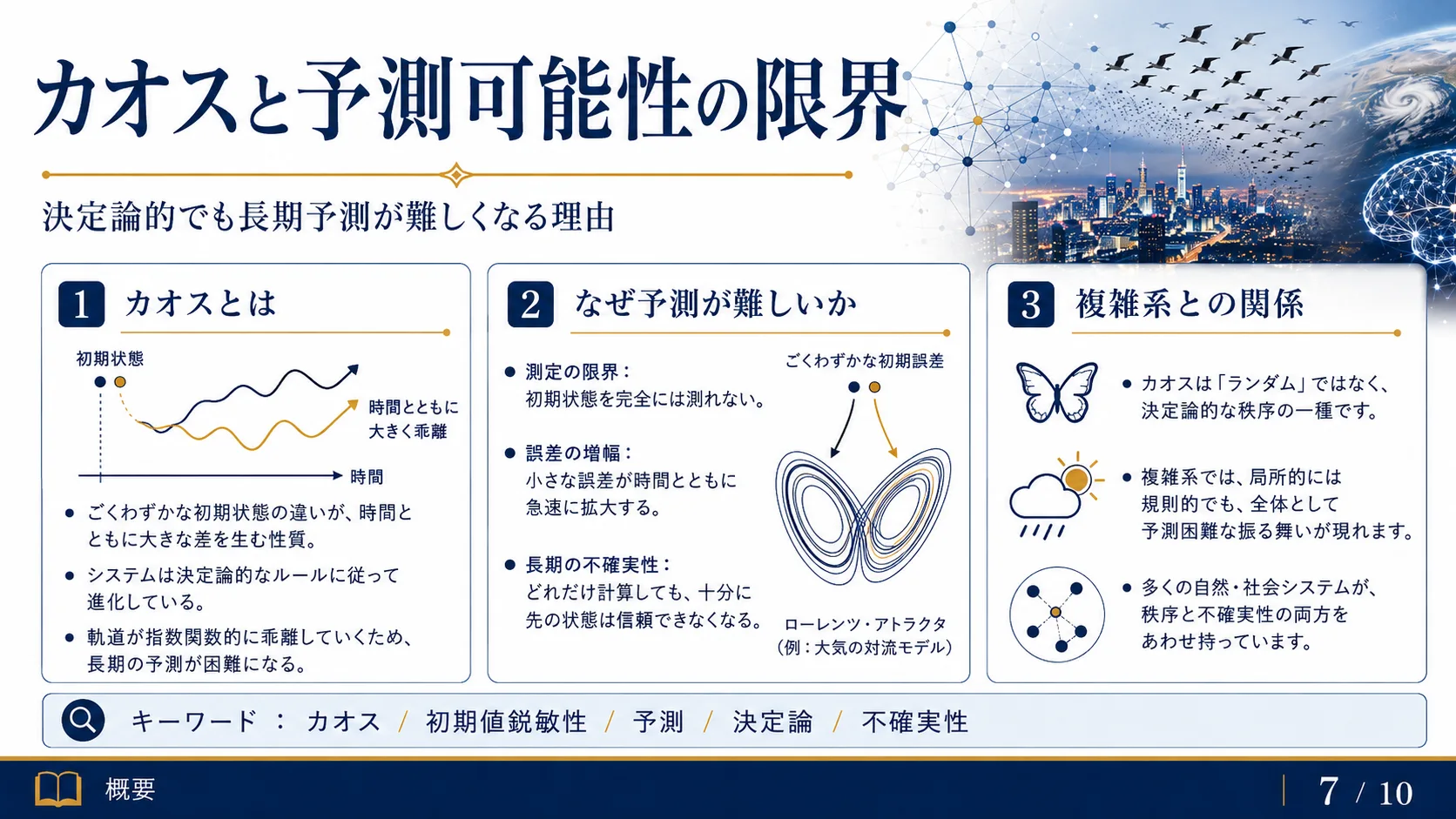 カオスと予測可能性の限界