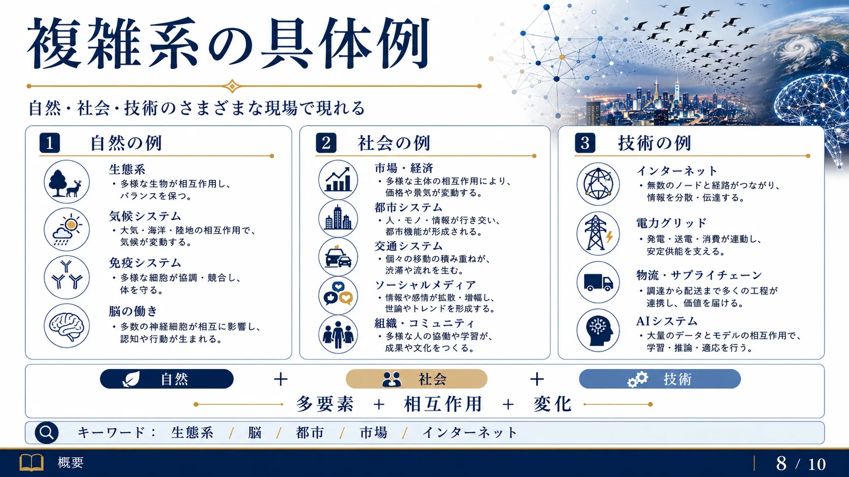 複雑系の具体例