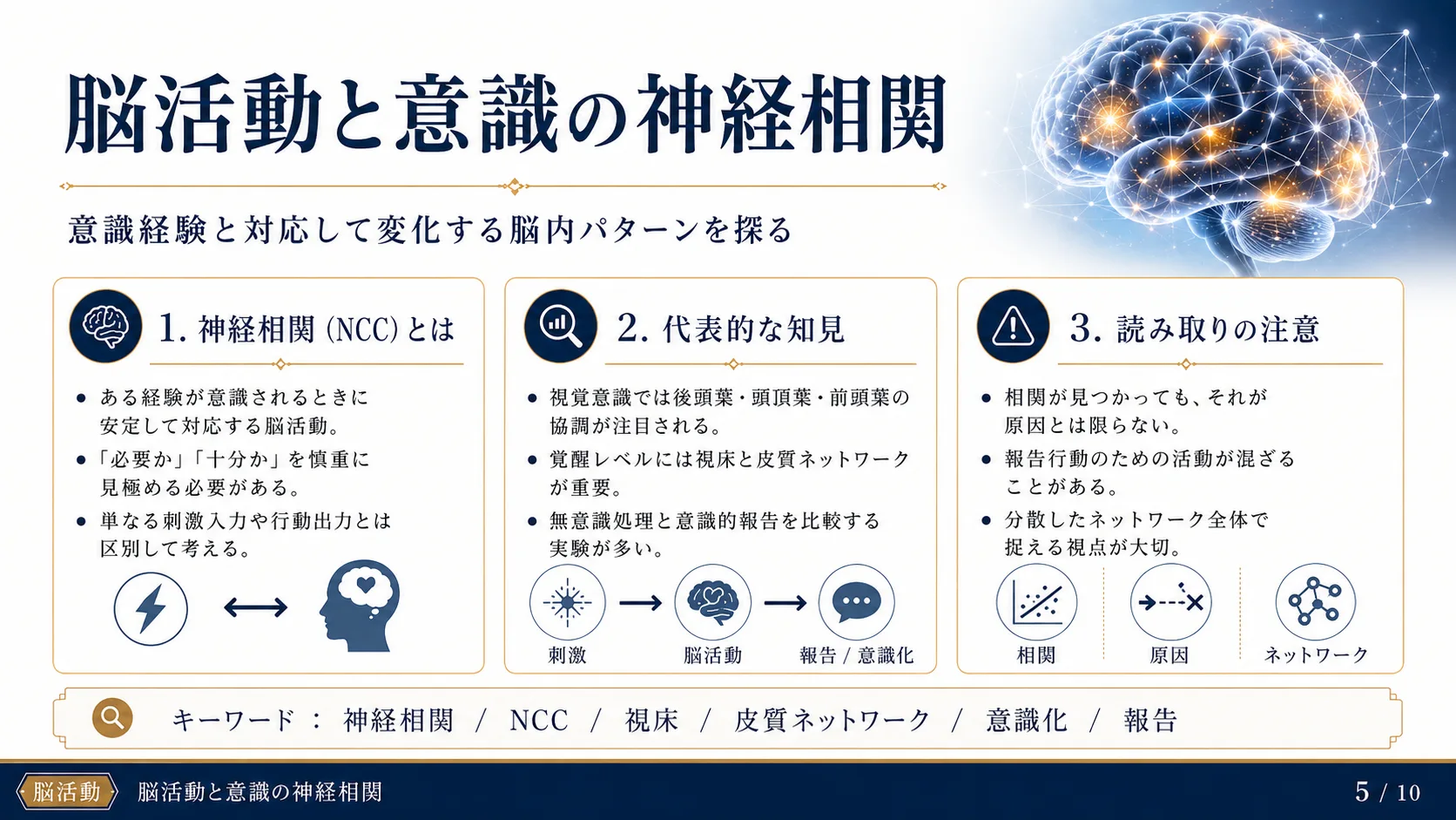 脳活動と意識の神経相関
