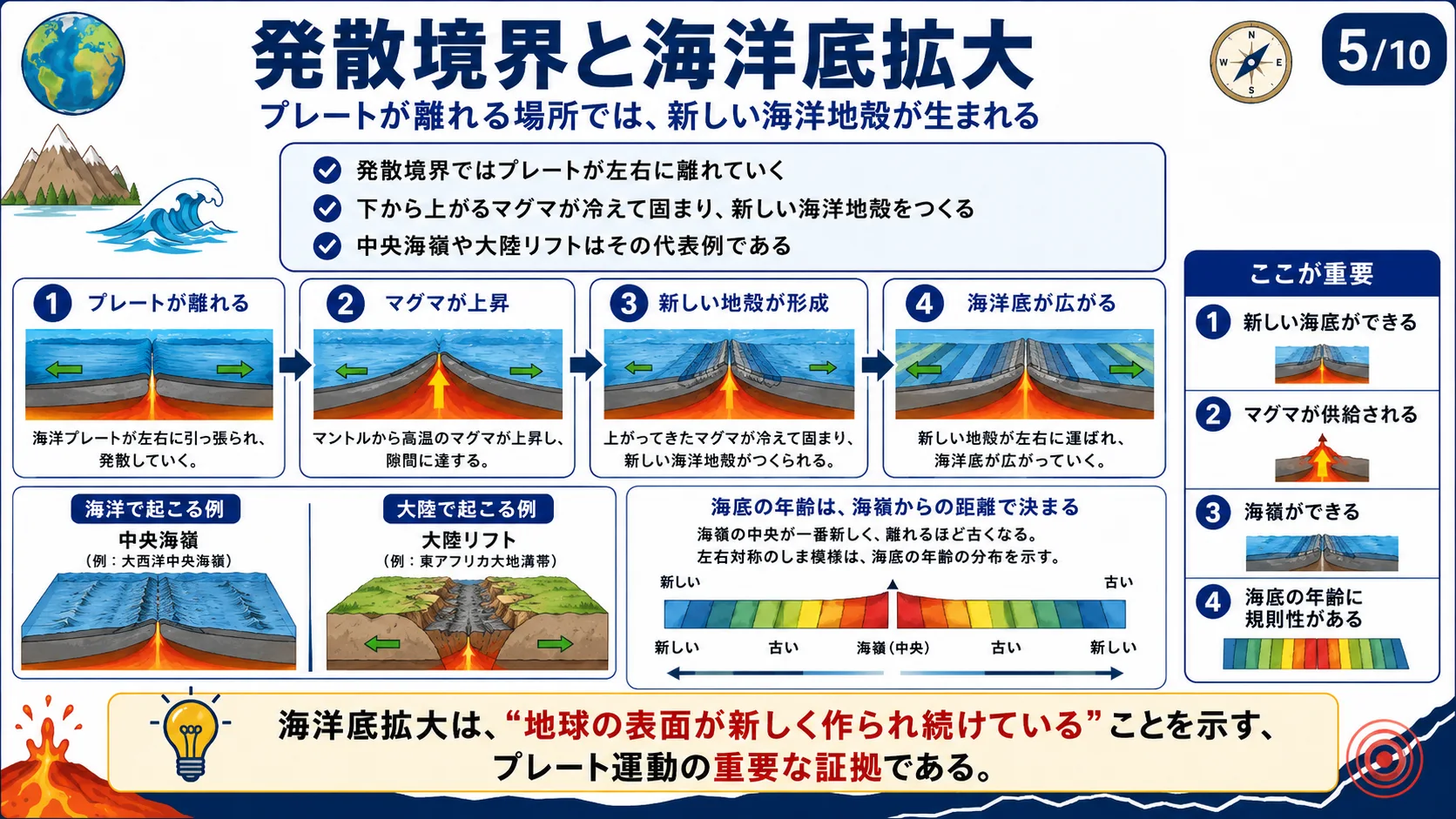 海嶺と海洋底拡大