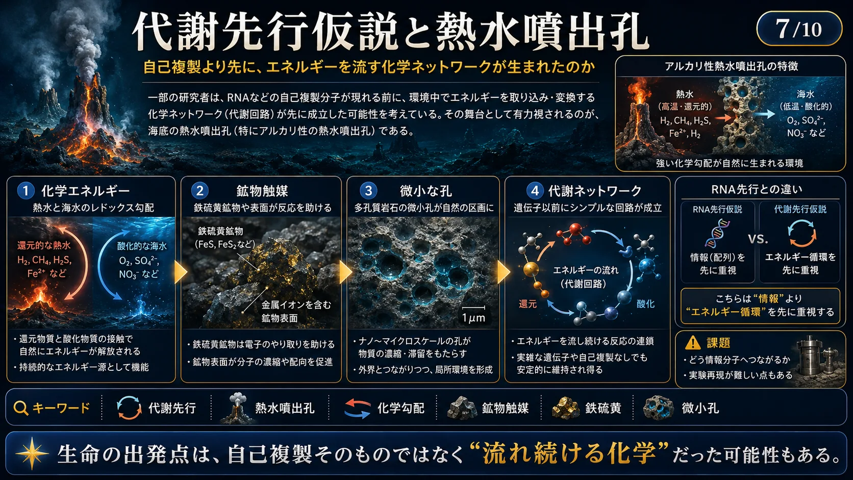 生命誕生の場所——熱水噴出孔