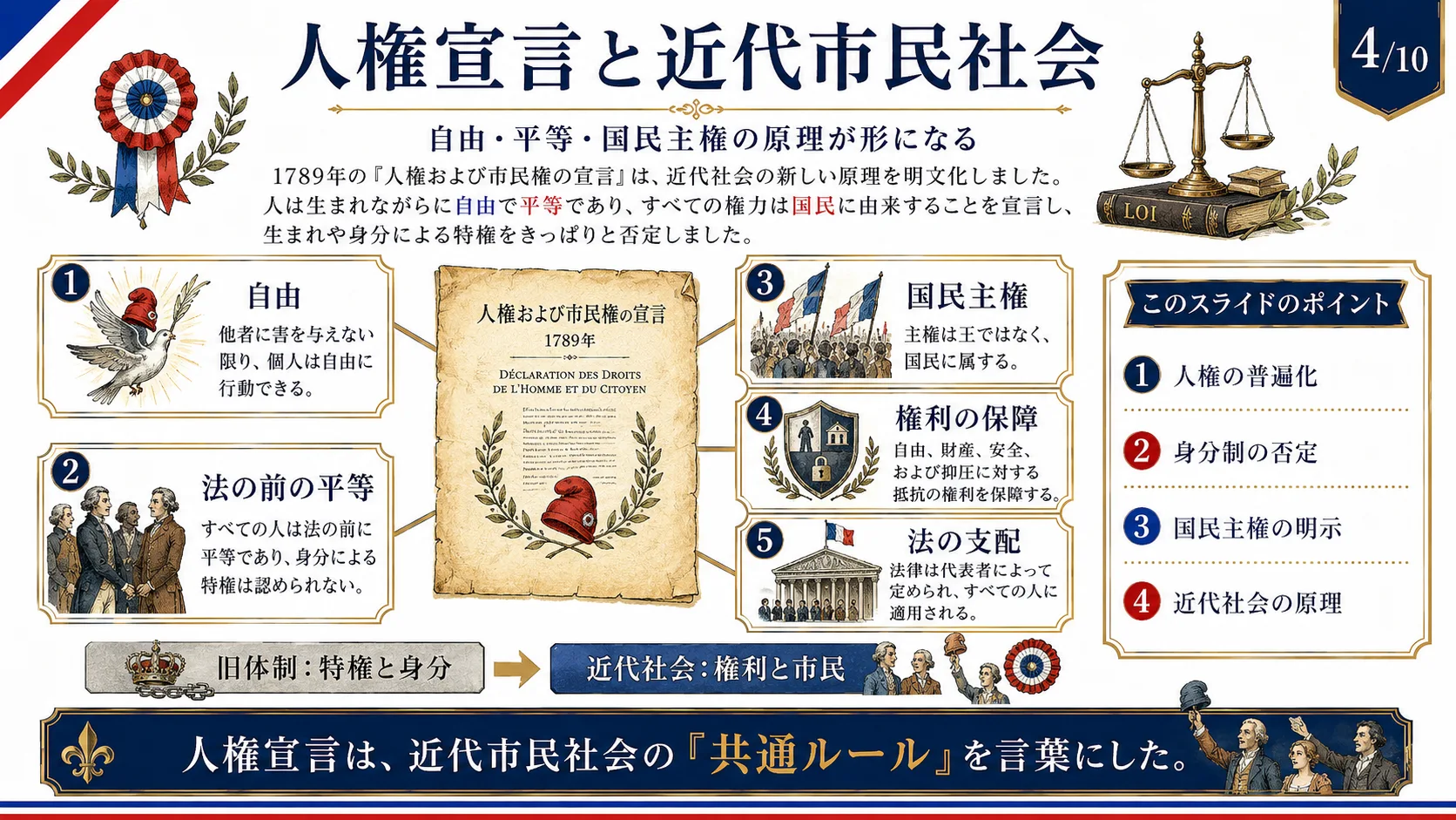 人権宣言と近代市民社会