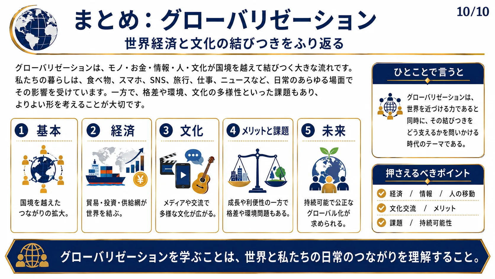 まとめ：グローバリゼーション