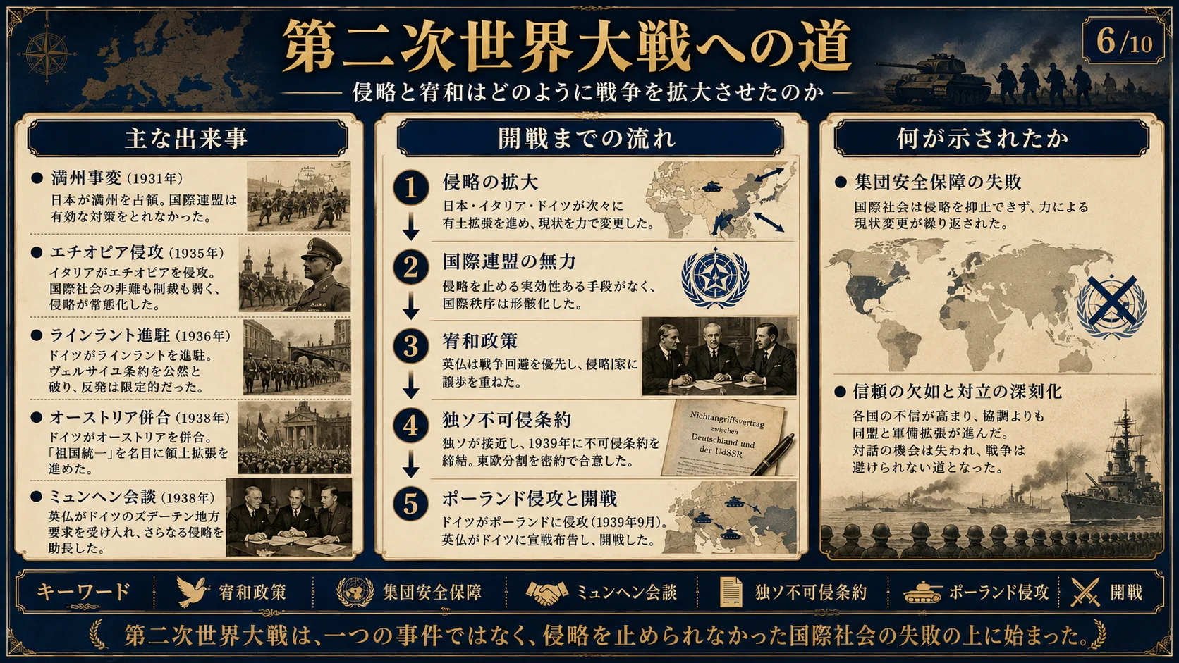 第二次世界大戦への道
