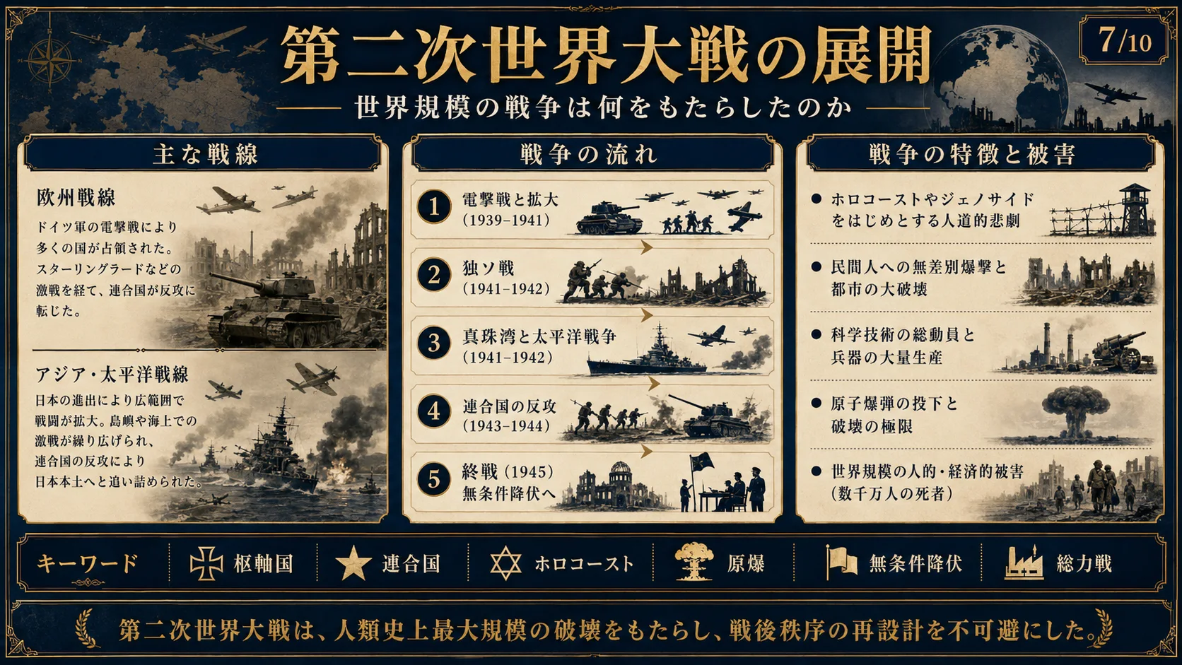 第二次世界大戦の展開