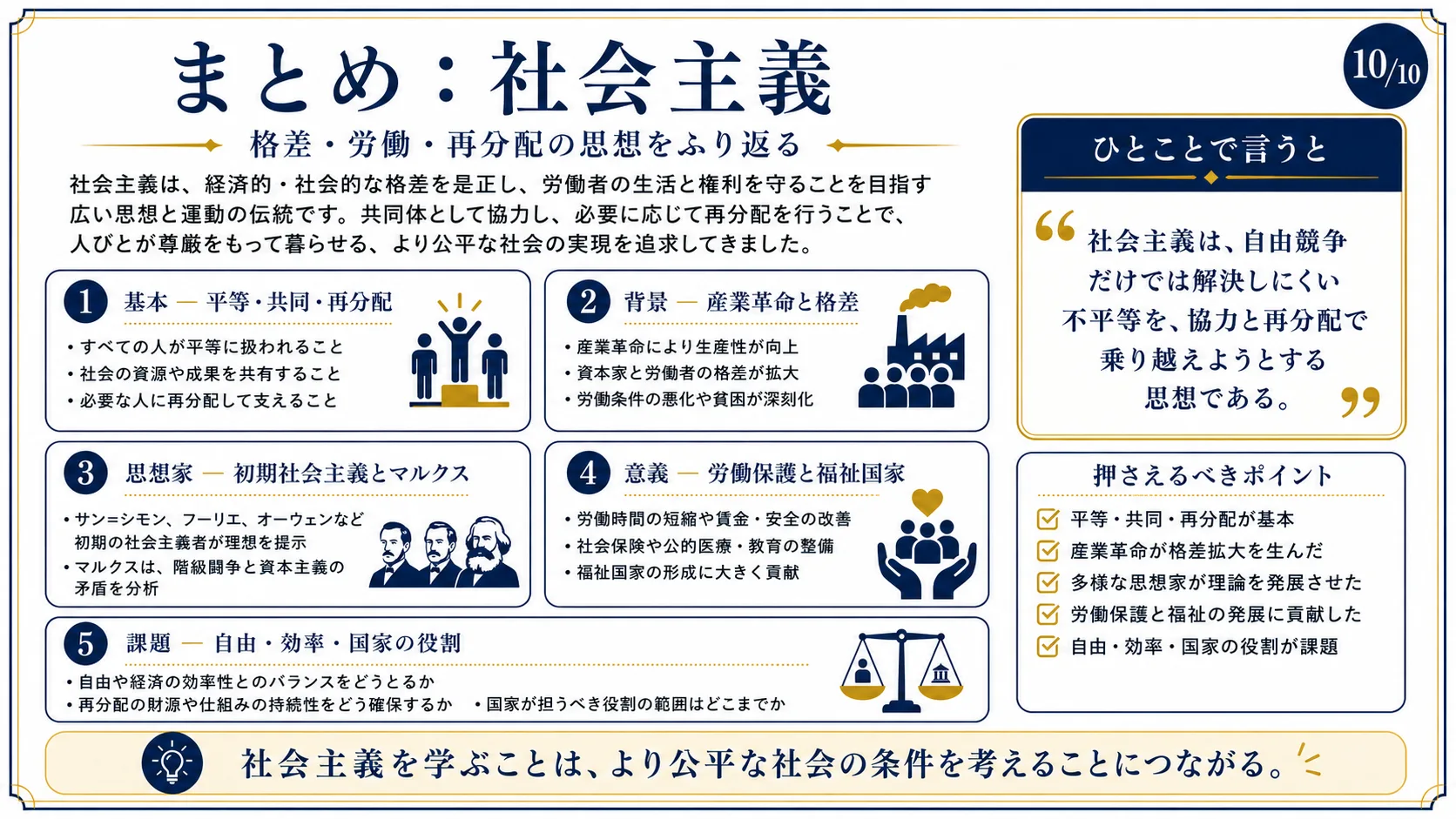 まとめ：社会主義