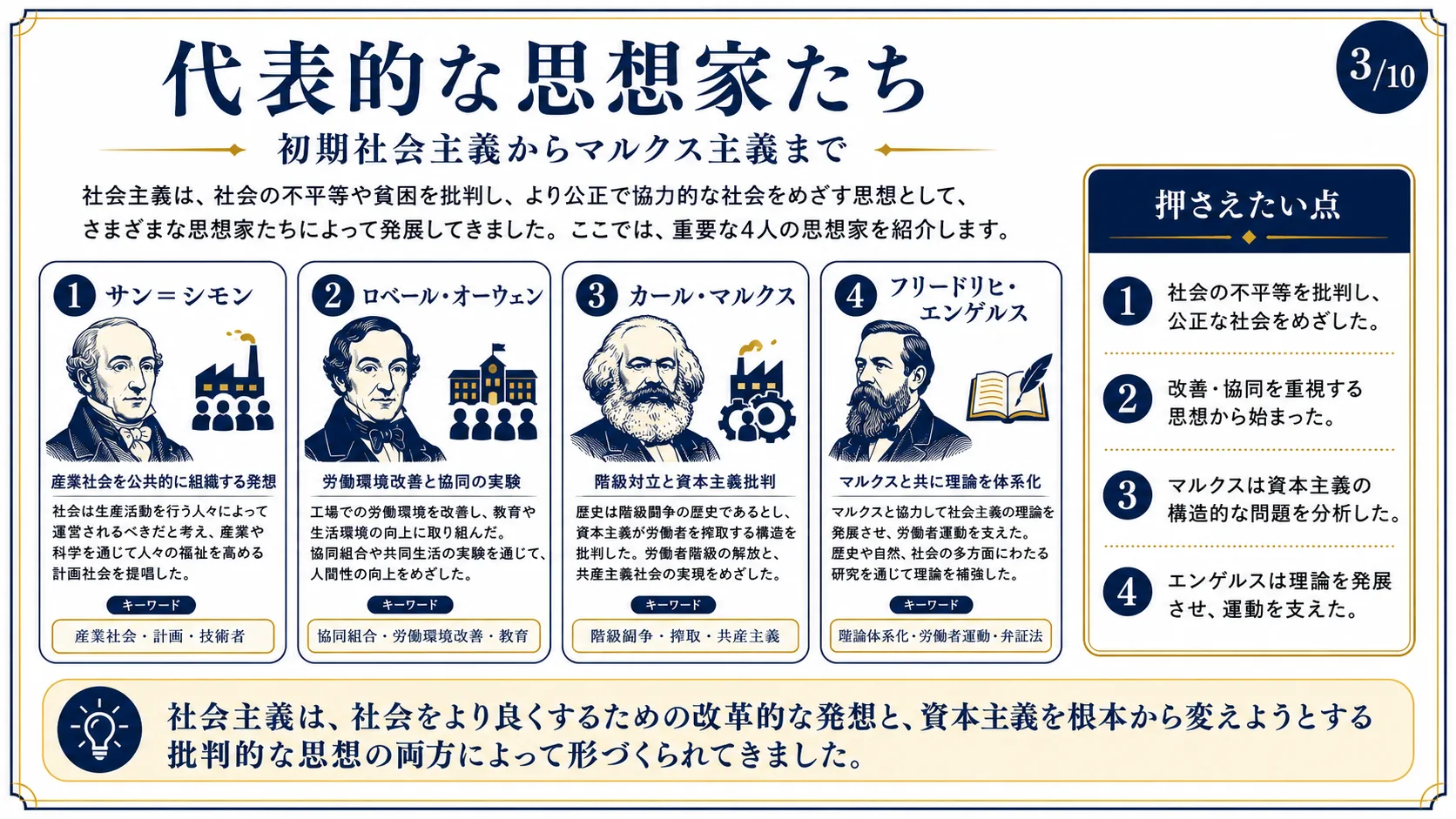代表的な思想家たち