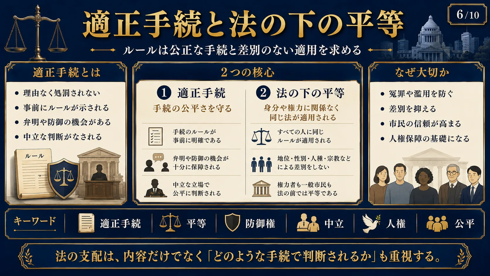 適正手続と法の下の平等