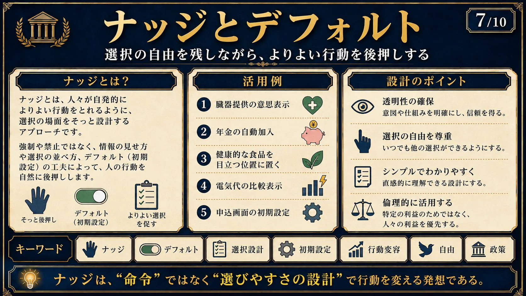 ナッジとデフォルト
