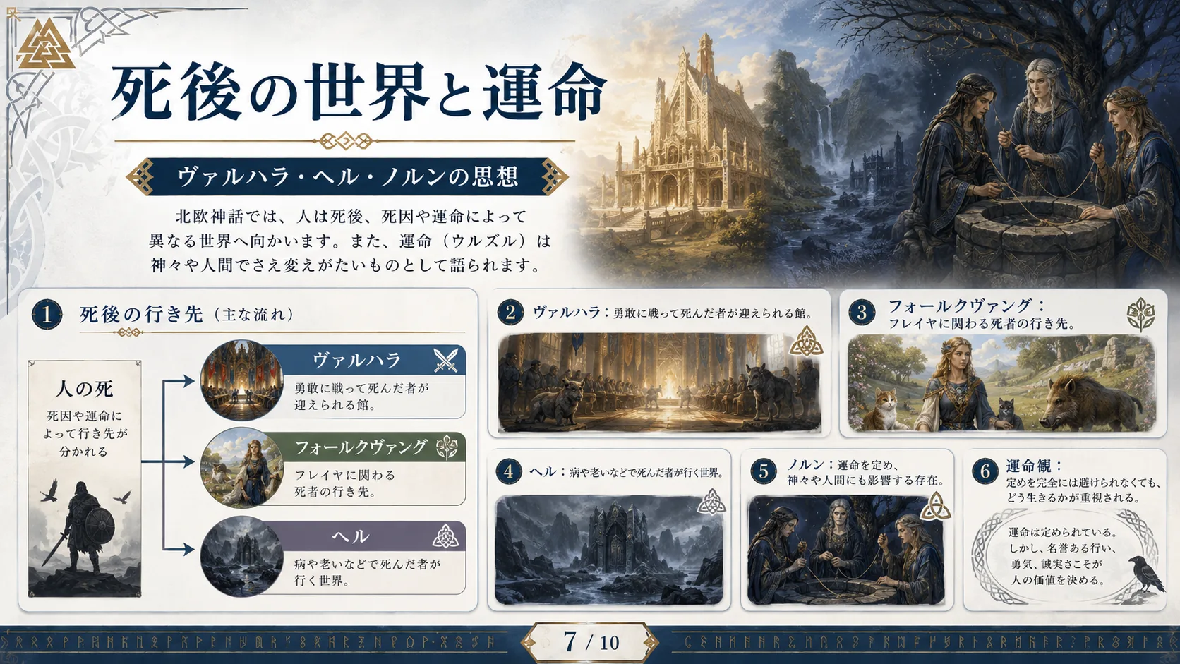 死後の世界と運命