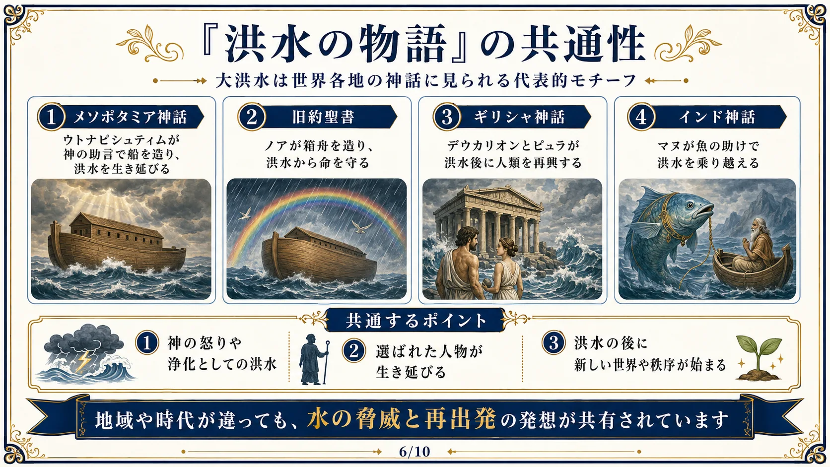 「洪水の物語」の共通性