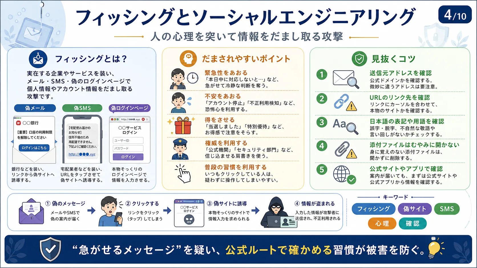 フィッシングとソーシャルエンジニアリング