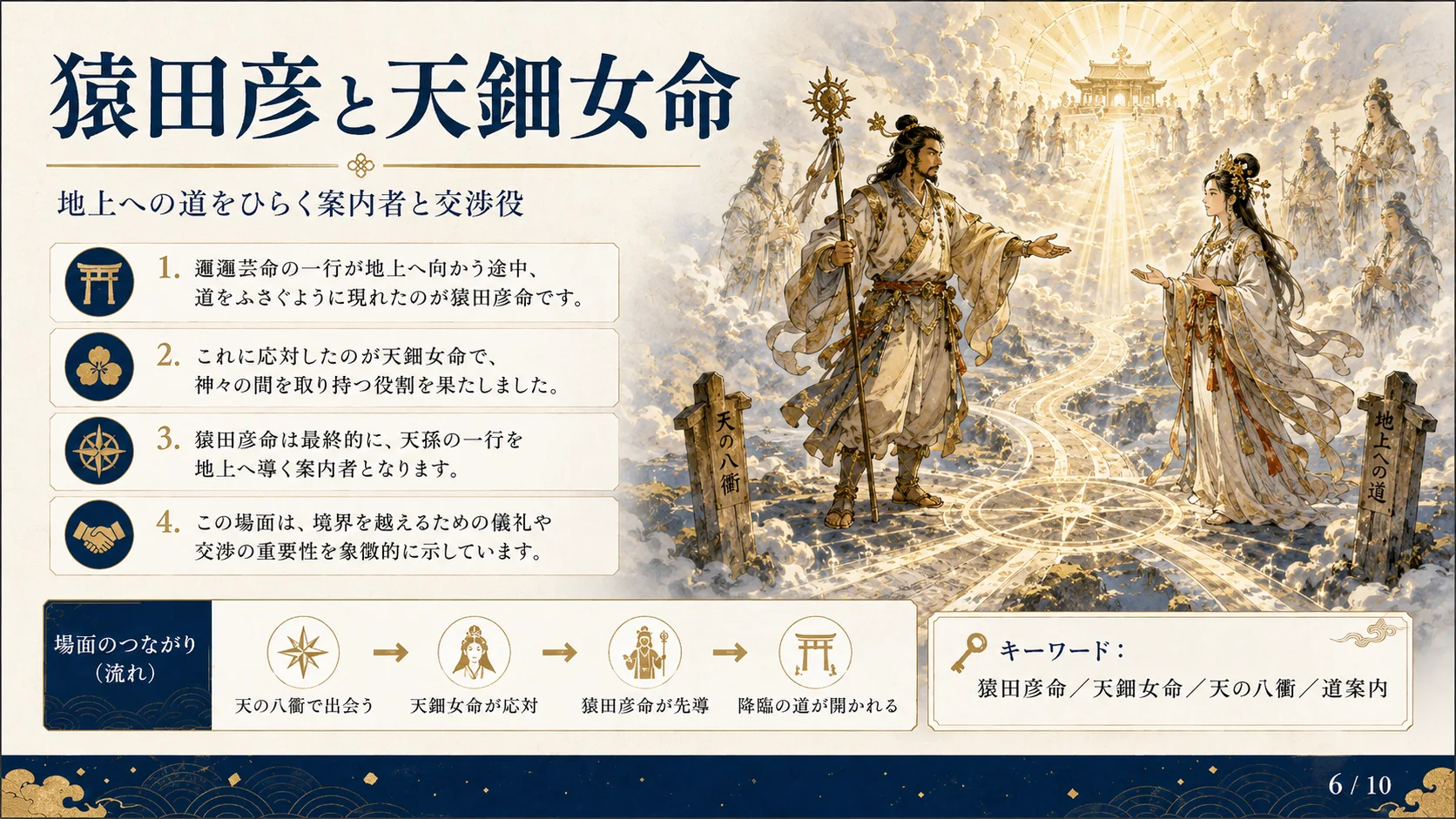 猿田彦と天鈿女命