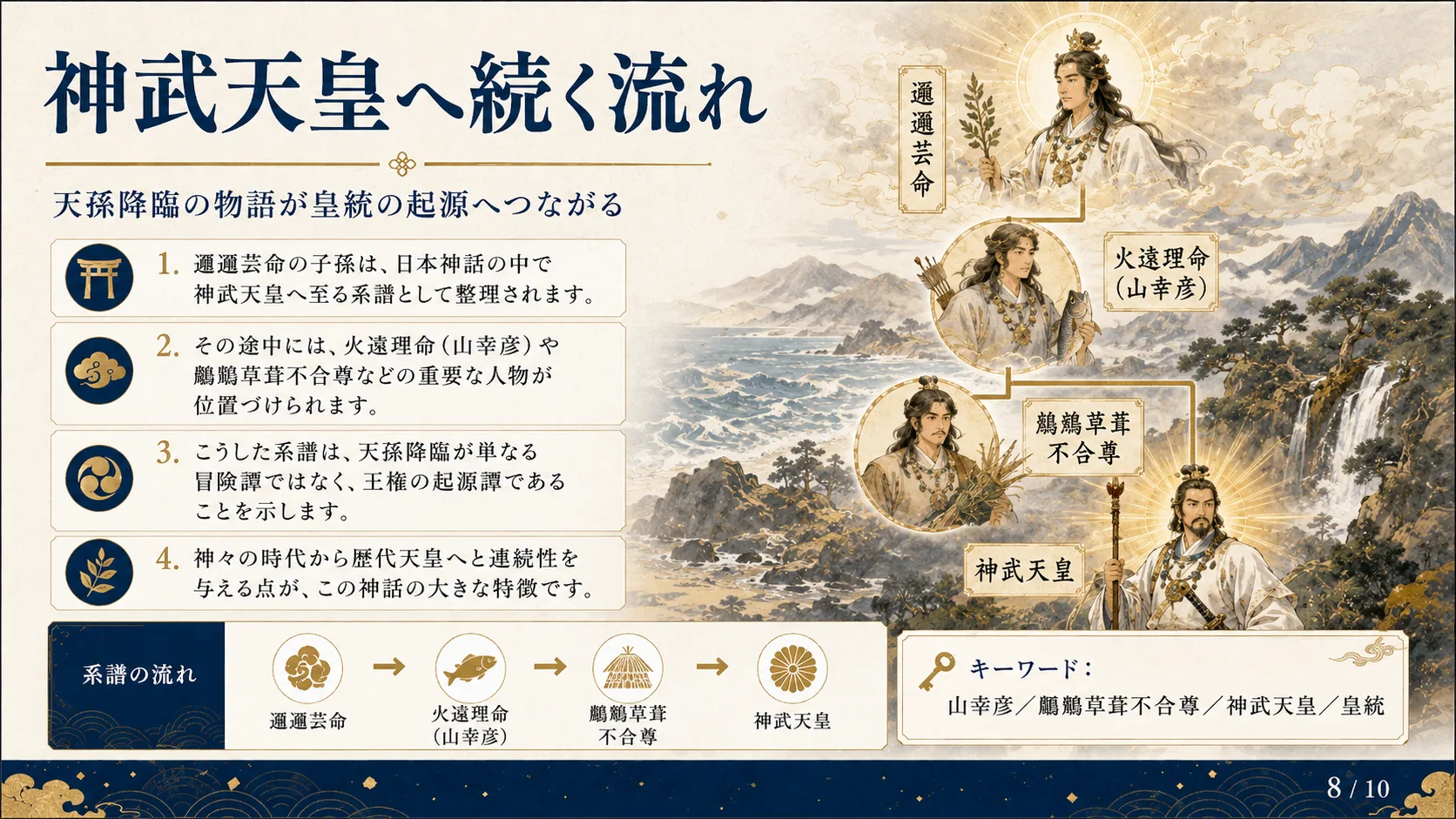 神武天皇へ続く流れ