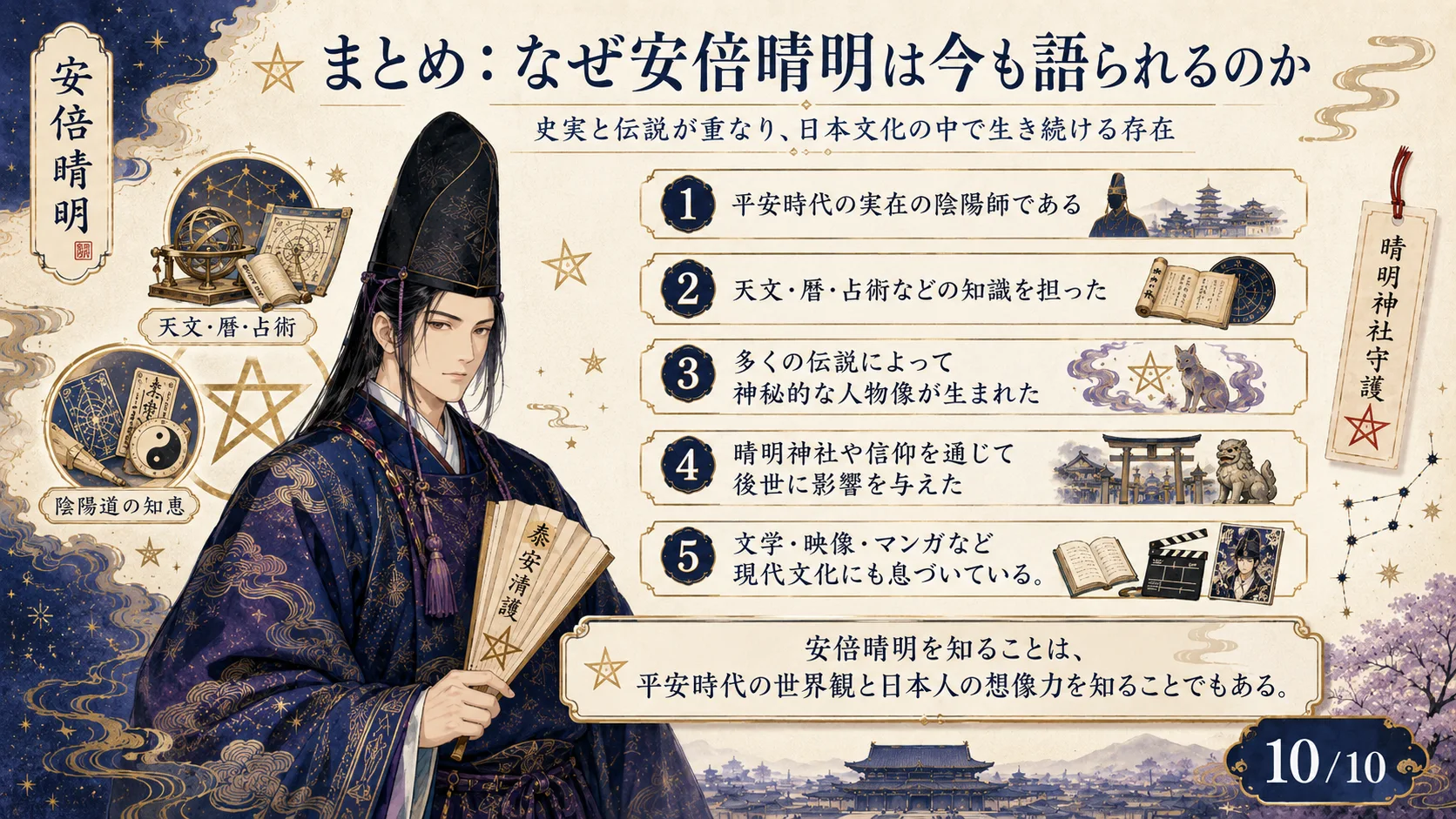 まとめ：なぜ安倍晴明は今も語られるのか