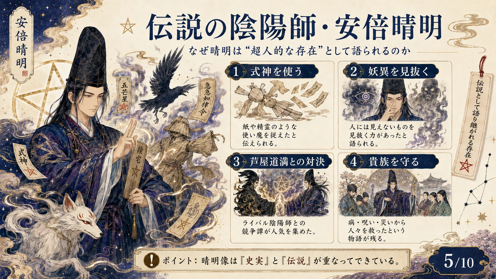 伝説の陰陽師・安倍晴明