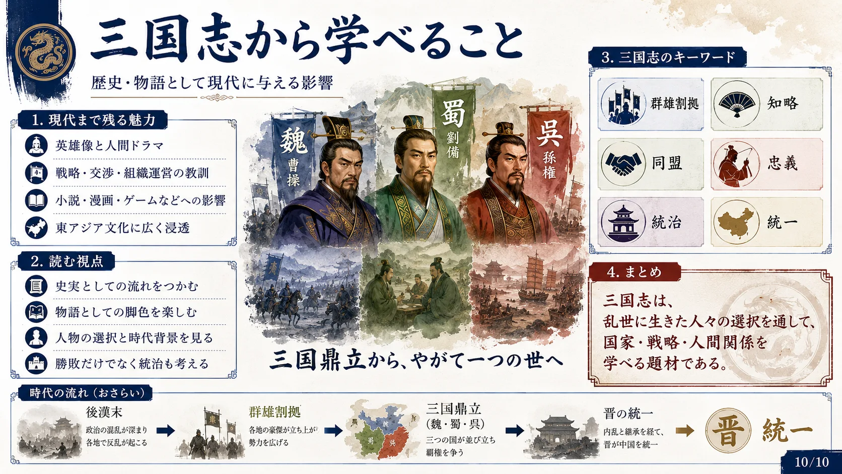三国志から学べること