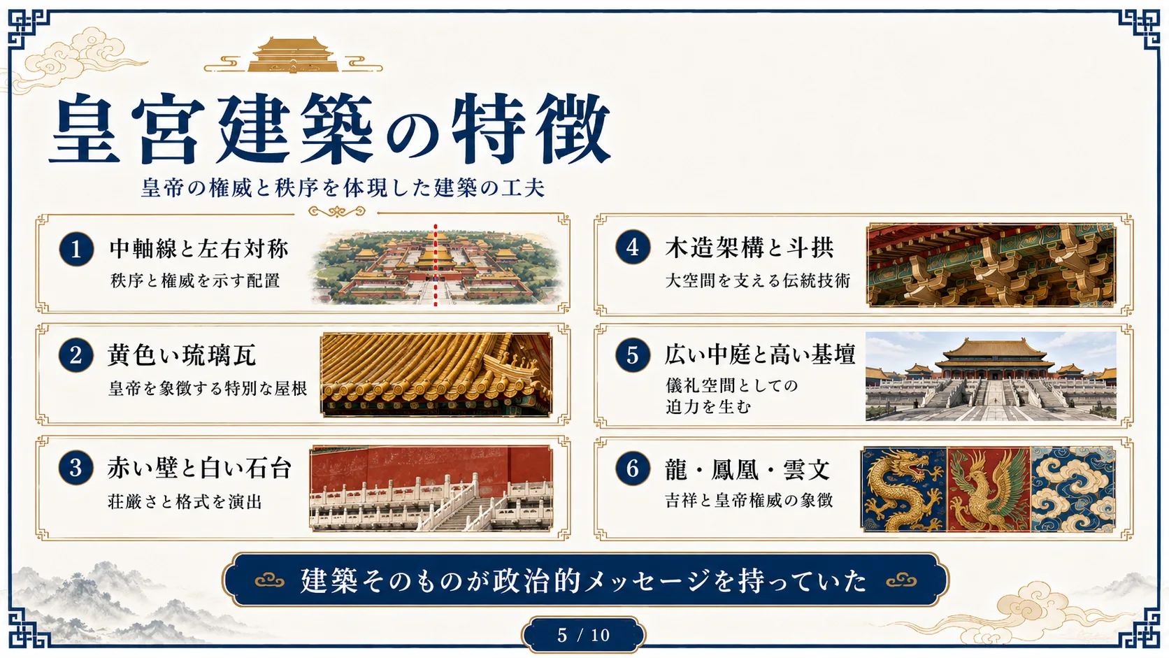 皇宮建築の特徴