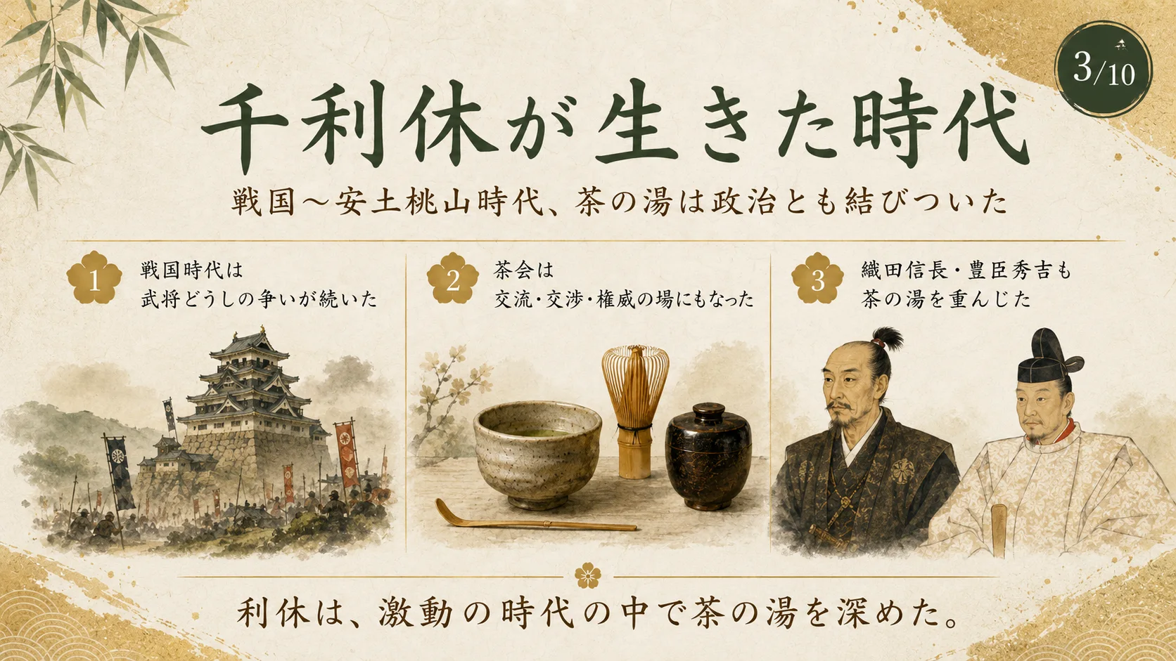 千利休が生きた時代