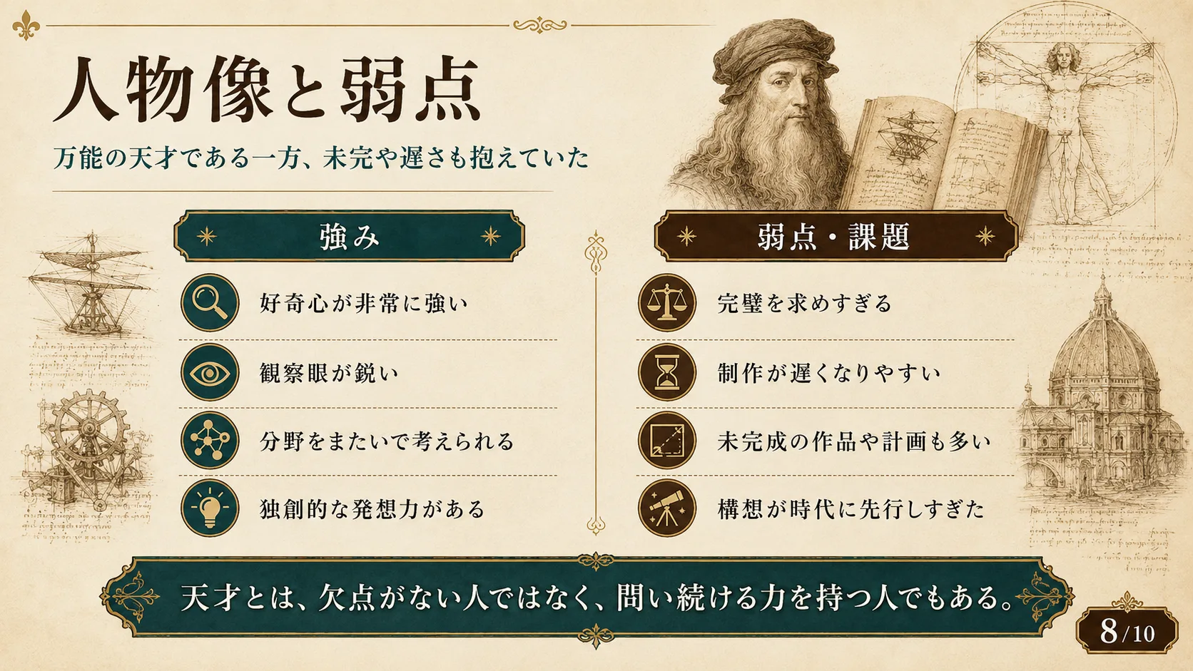 人物像と弱点