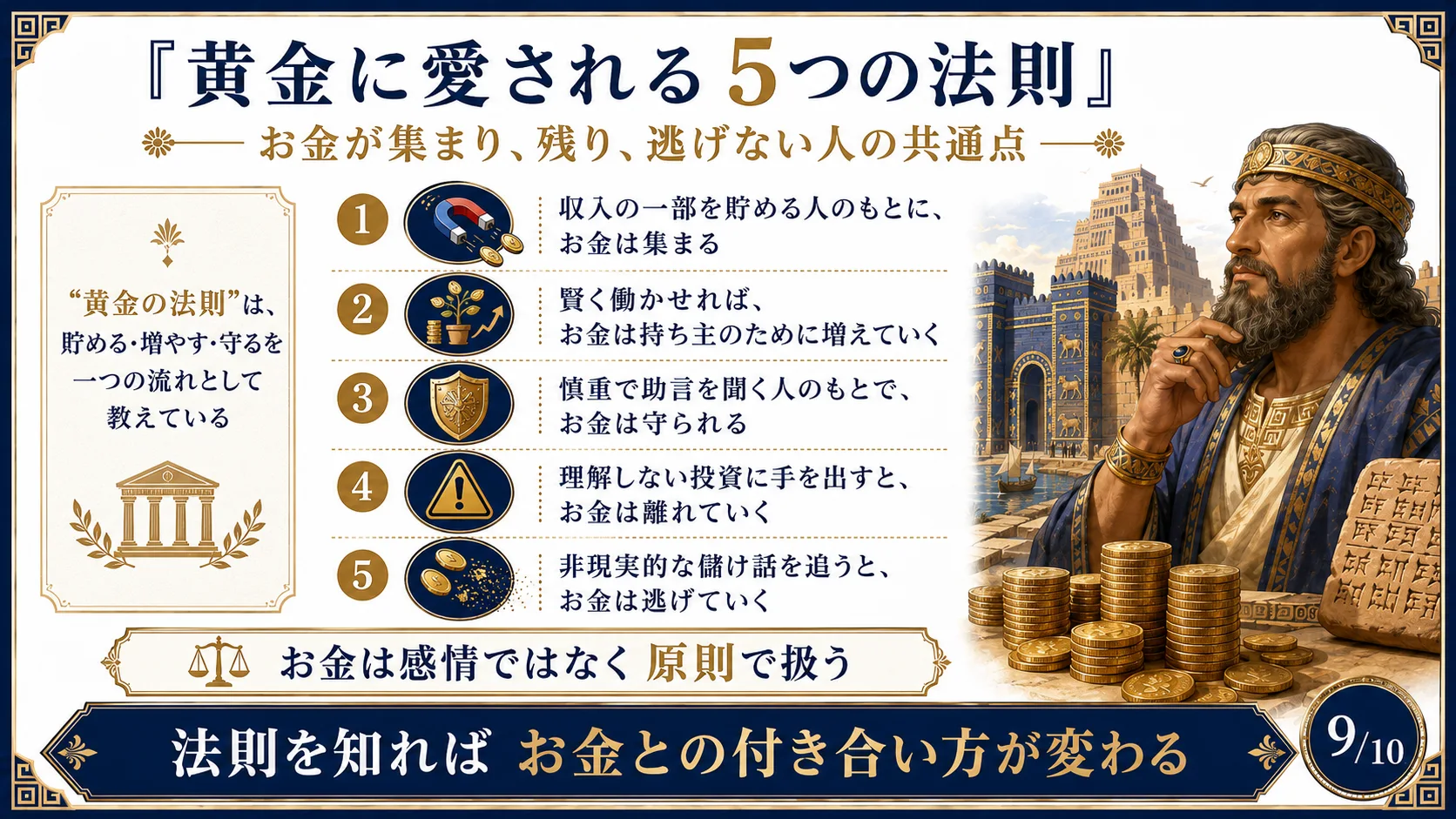 『黄金に愛される5つの法則』