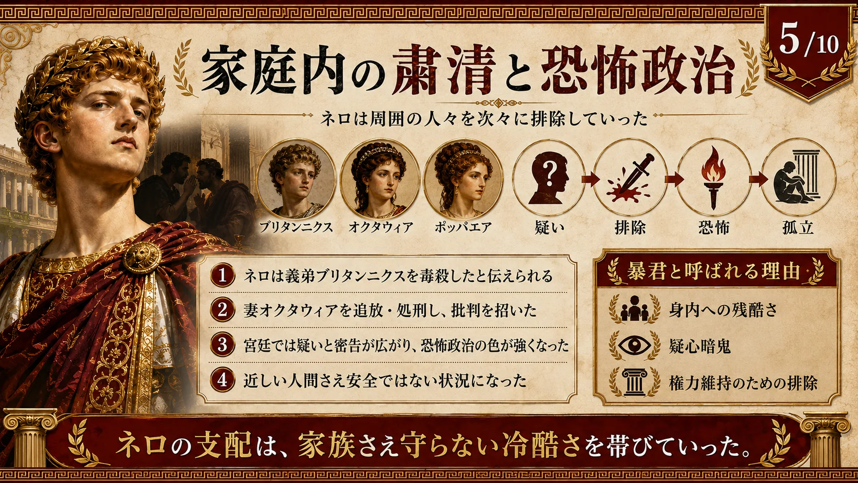 家庭内の粛清と恐怖政治