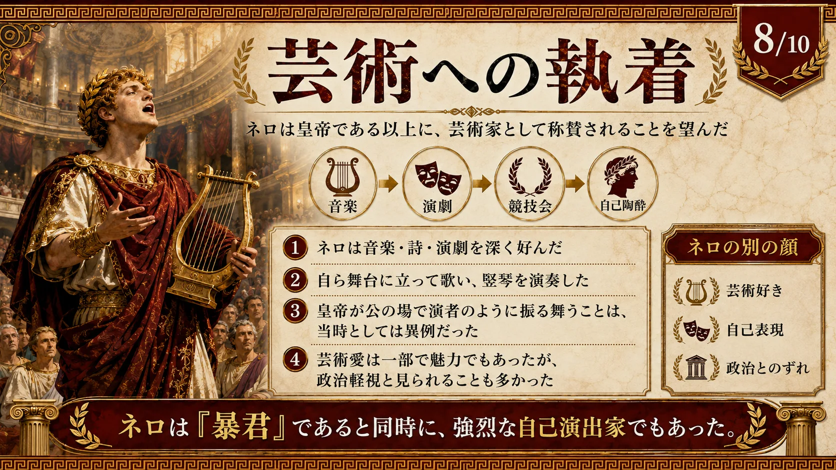 芸術への執着
