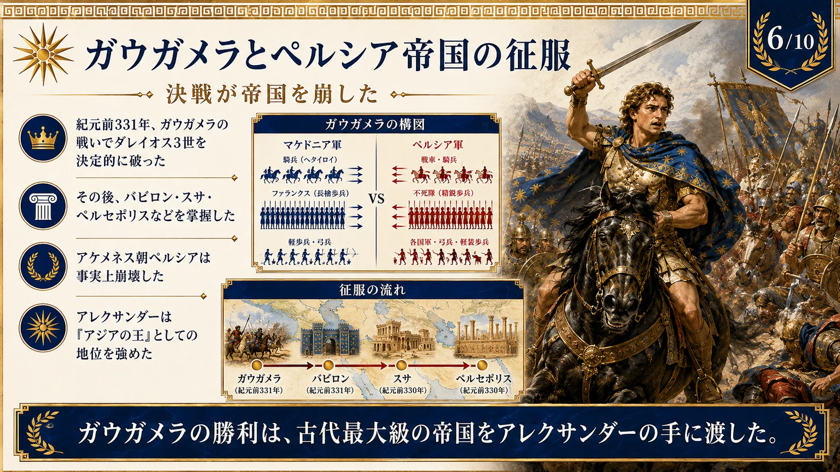 ガウガメラとペルシア帝国の征服
