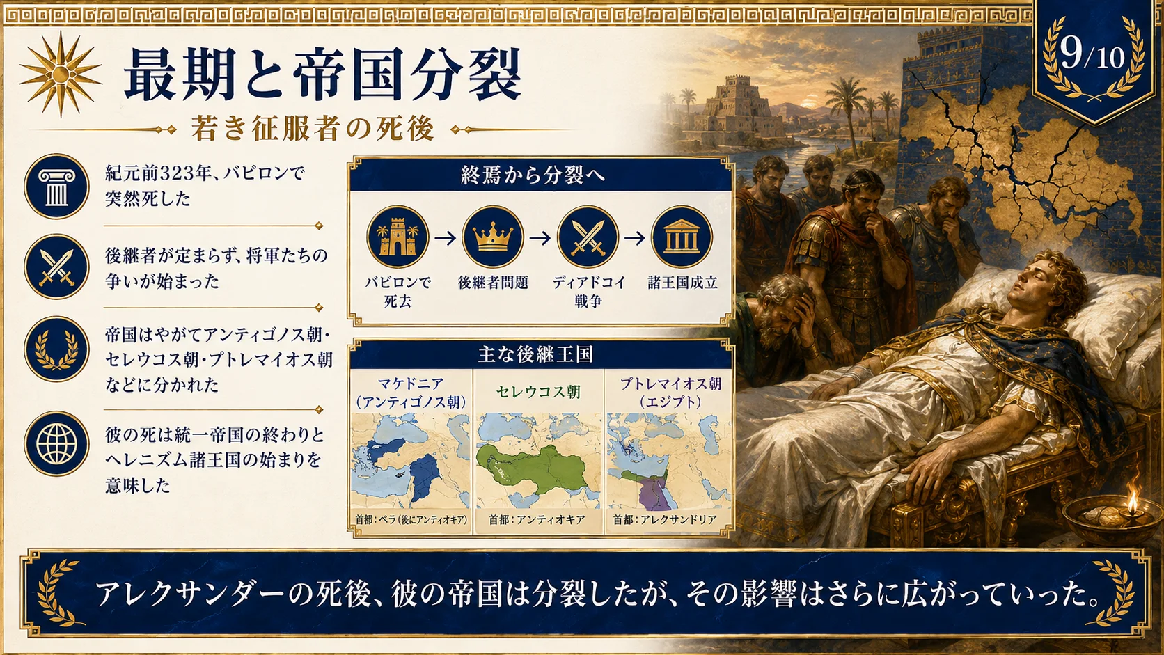 最期と帝国分裂
