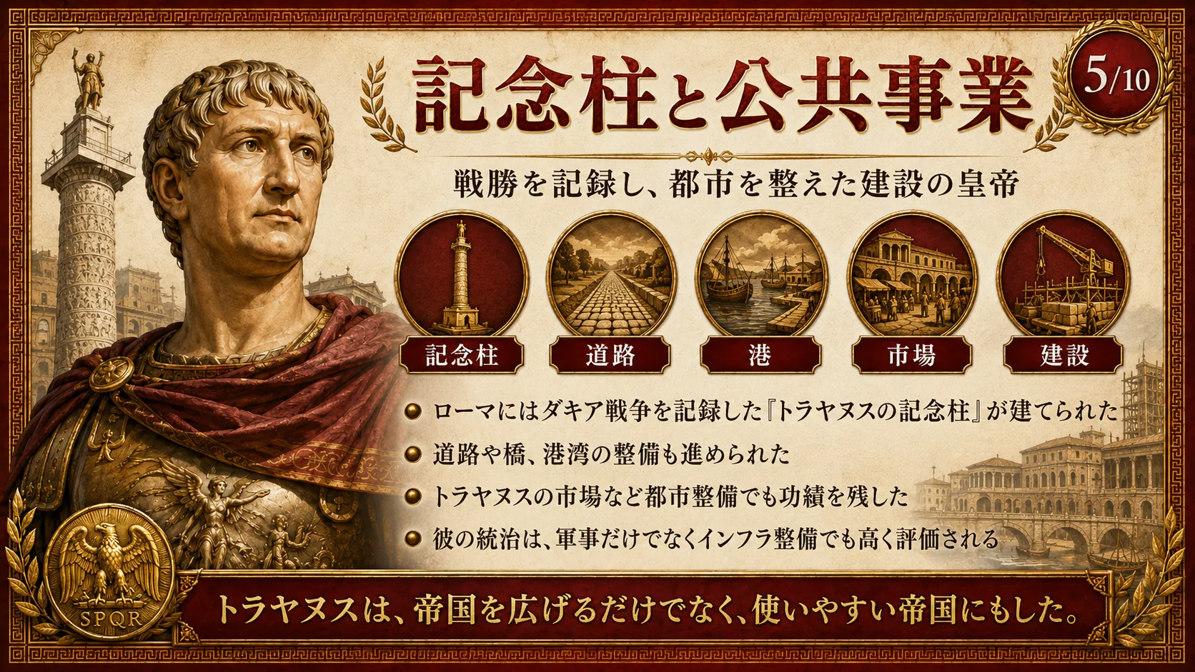 記念柱と公共事業