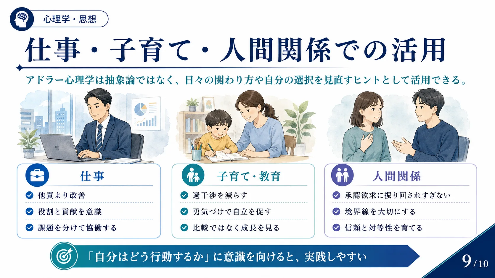 仕事・子育て・人間関係での活用