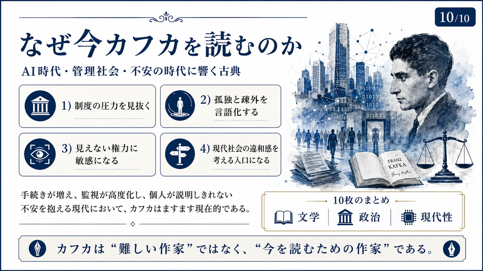 なぜ今カフカを読むのか