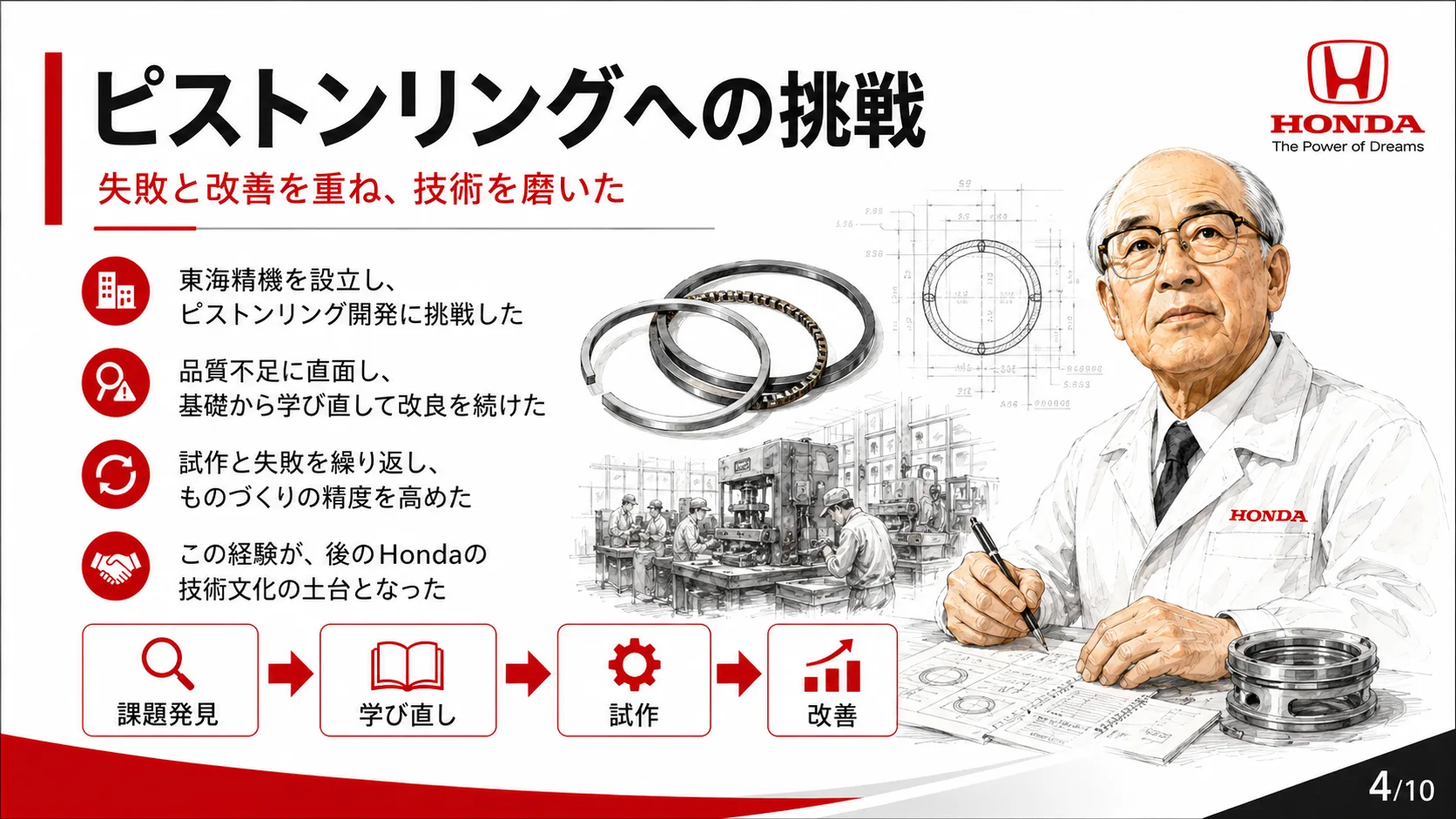 ピストンリングへの挑戦