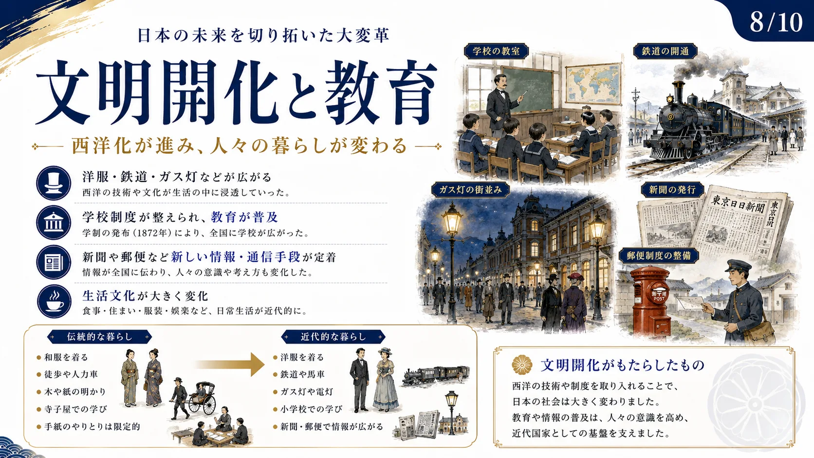 文明開化と教育