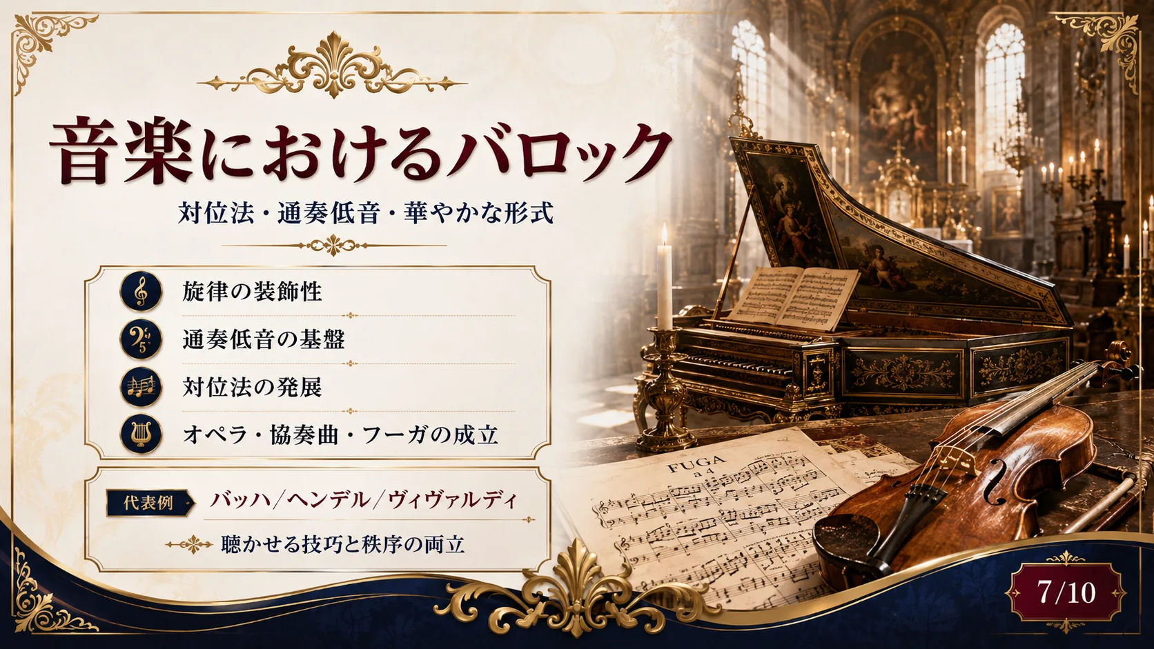 音楽におけるバロック