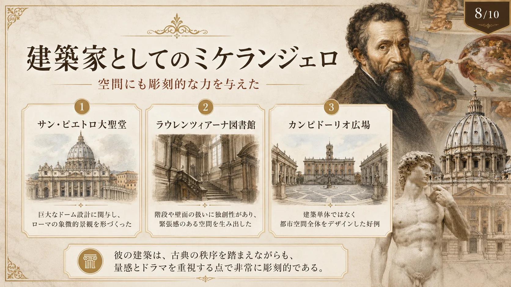 建築家としてのミケランジェロ