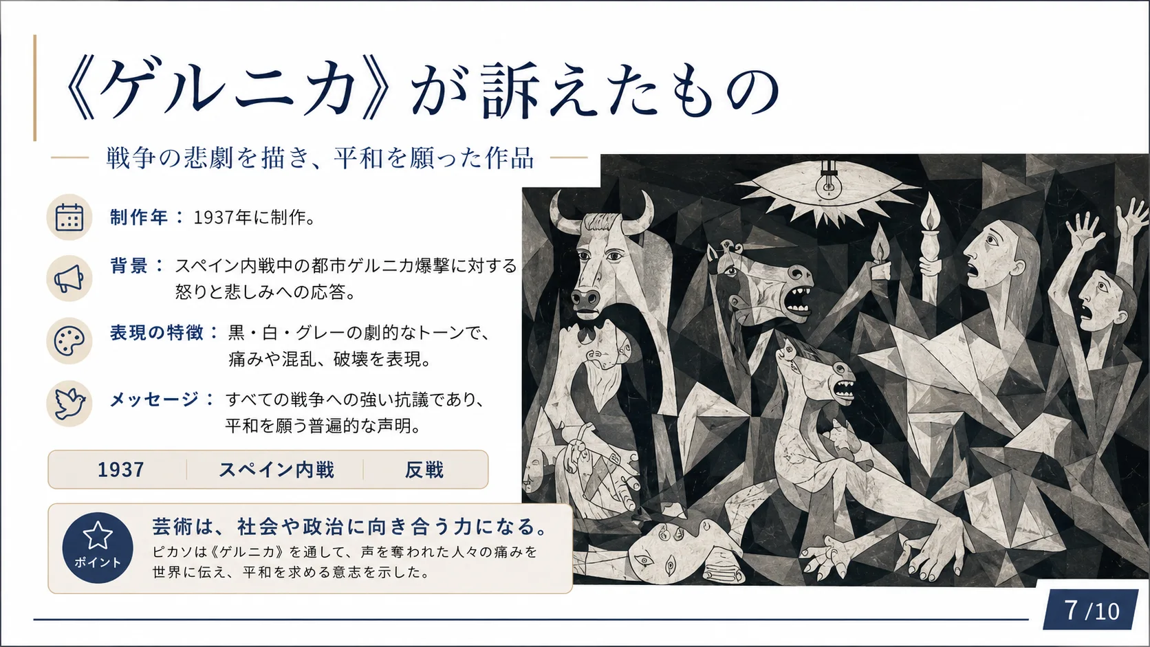 ゲルニカが訴えたもの