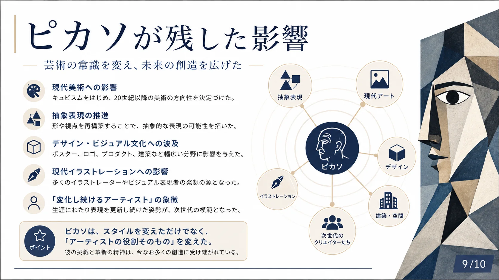ピカソが残した影響